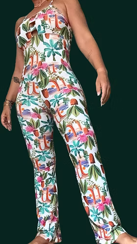 Signature Print Flare Bodysuits